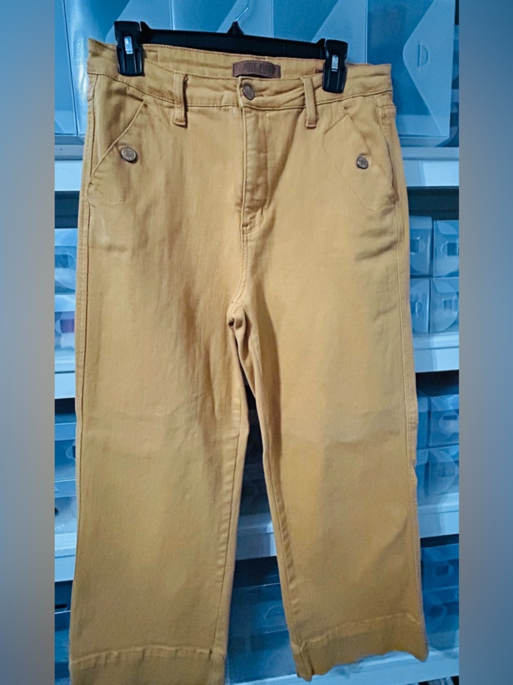 Judy Blue Mustard Wide Leg Pant